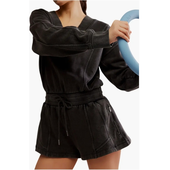 Free People Intercept Long Sleeve Romper - Picture 5 of 14